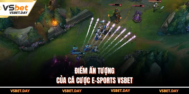 Điểm ấn tượng của cá cược E-sports VSBET
